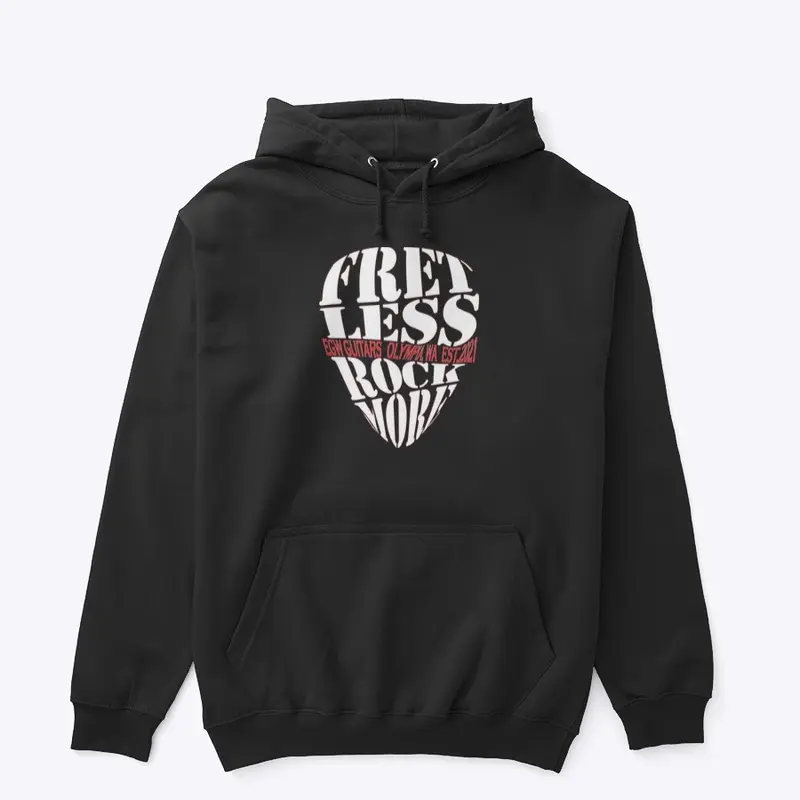 fret less pick hoodie